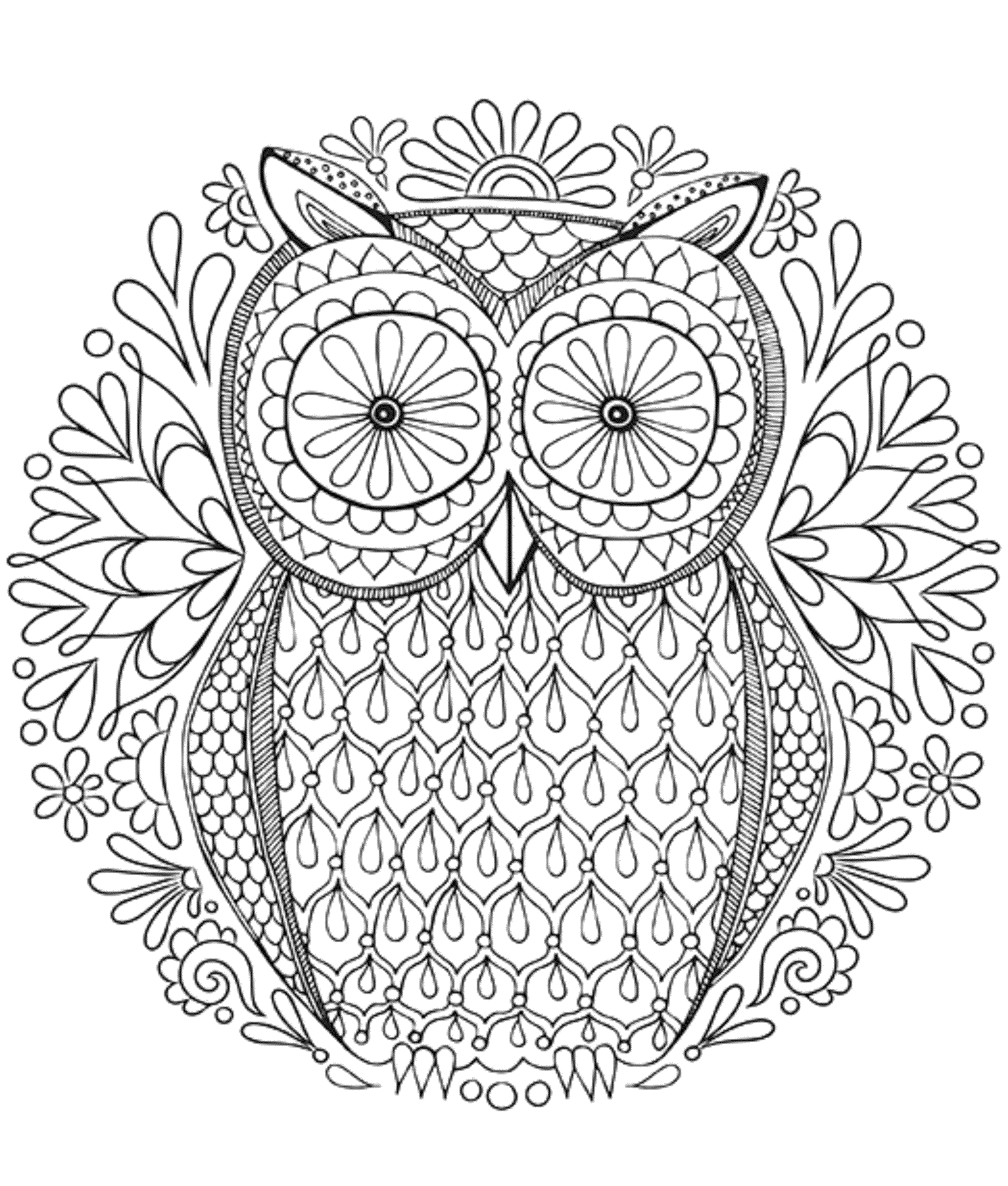 18 Free Pictures for: Coloring Pages Hard. Temoon.us