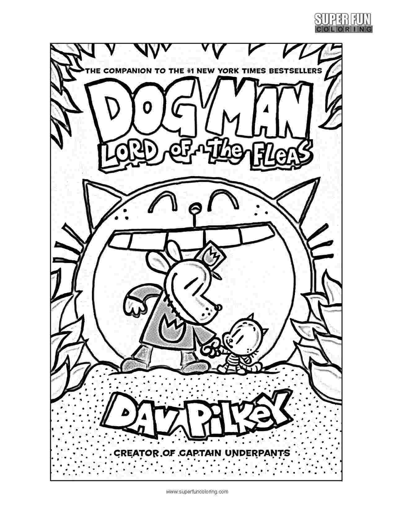 Coloring Pages Dog Man