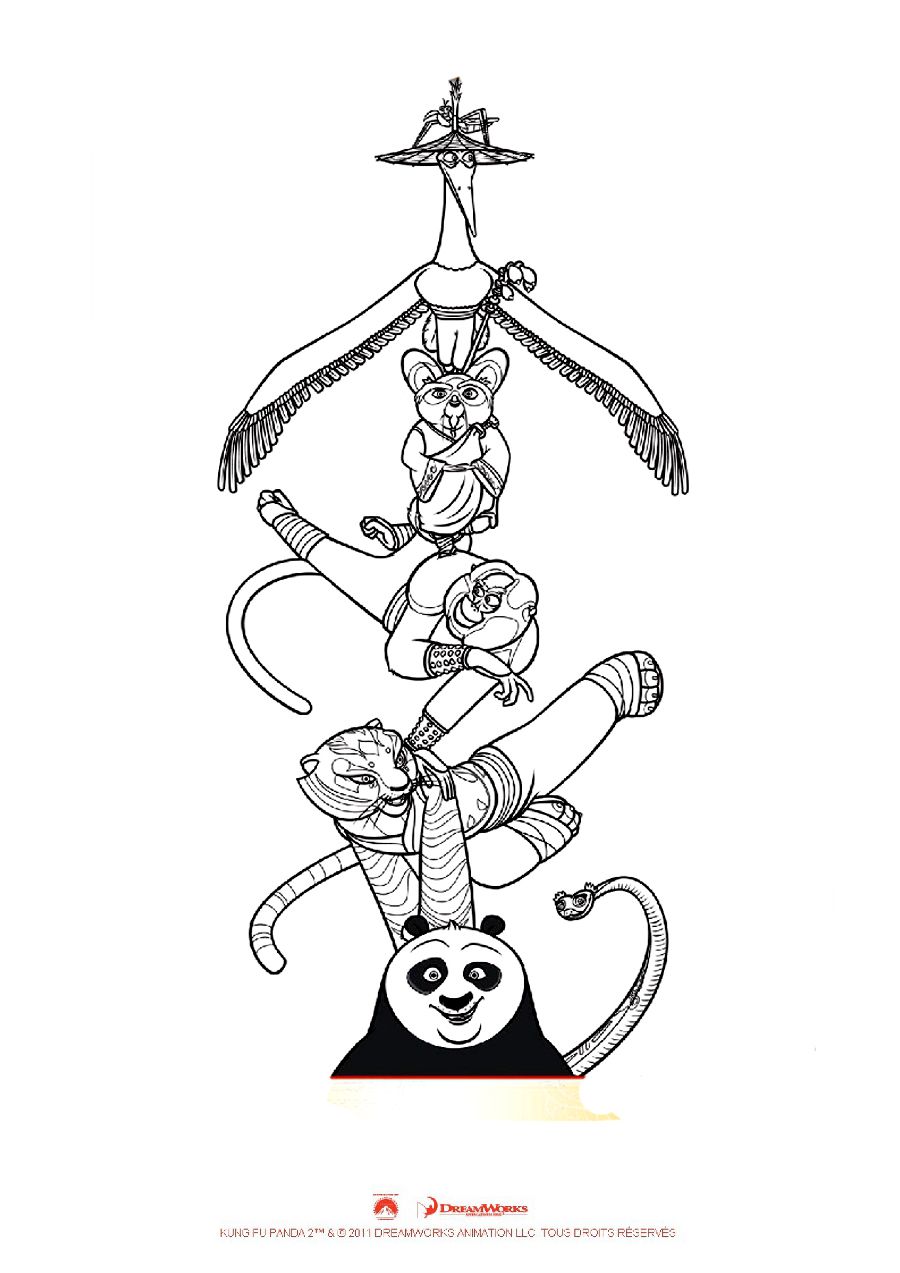 Kung fu panda coloring pages - Coloring for kids : coloriage-kung ...