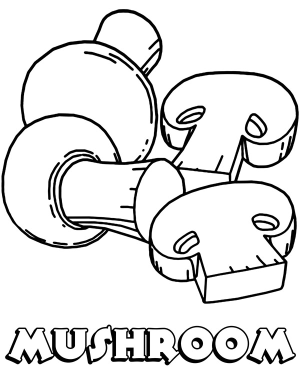 High-quality Mushroom coloring sheets to print for free
