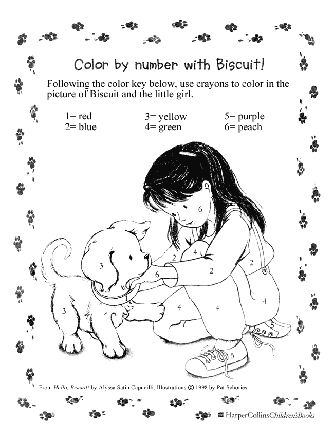 Biscuit The Dog Coloring Page