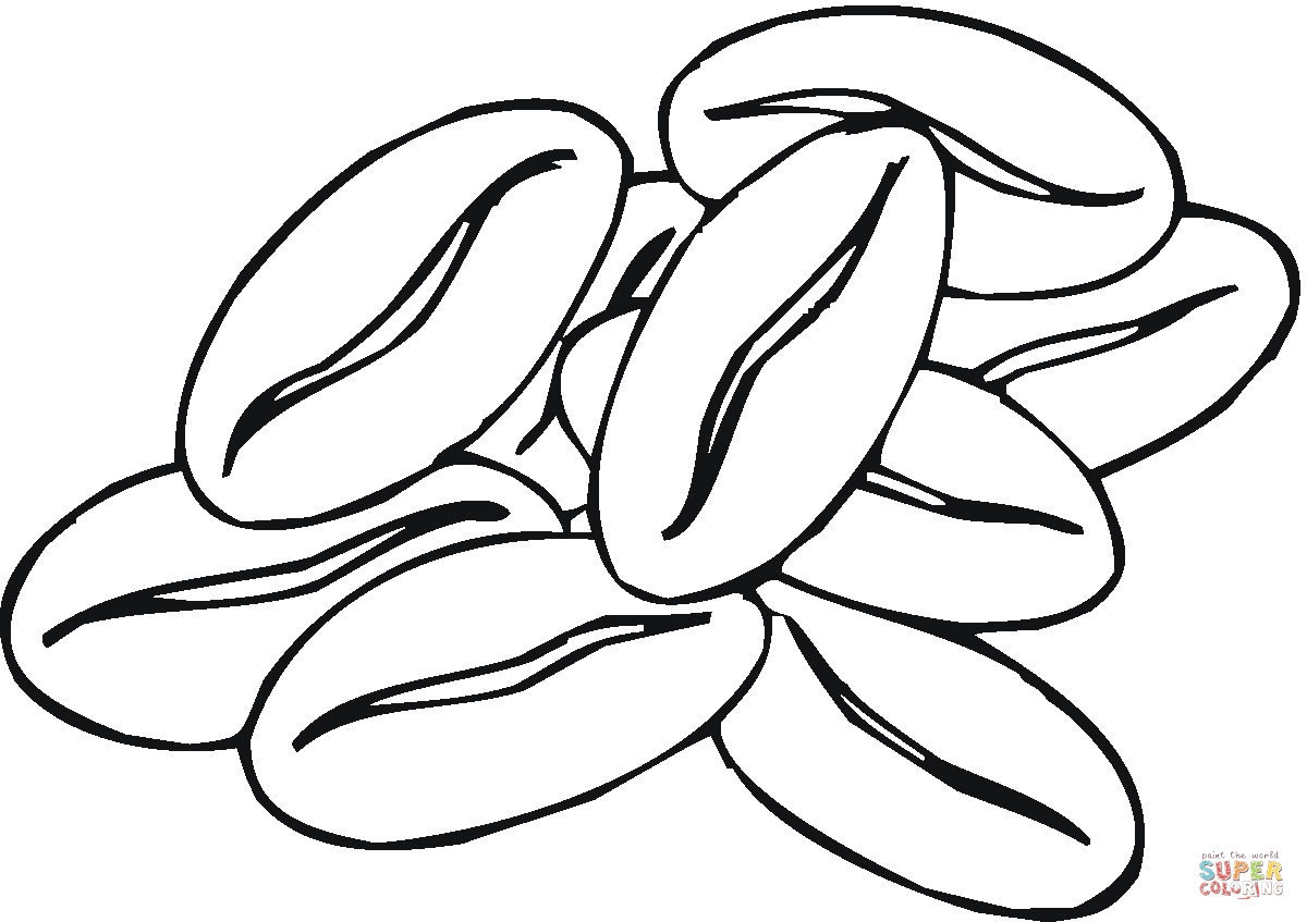 Beans coloring page | Free Printable Coloring Pages