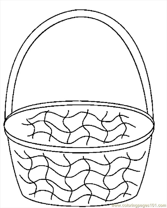 Fruit Basket To Print - Coloring Pages for Kids and for Adults