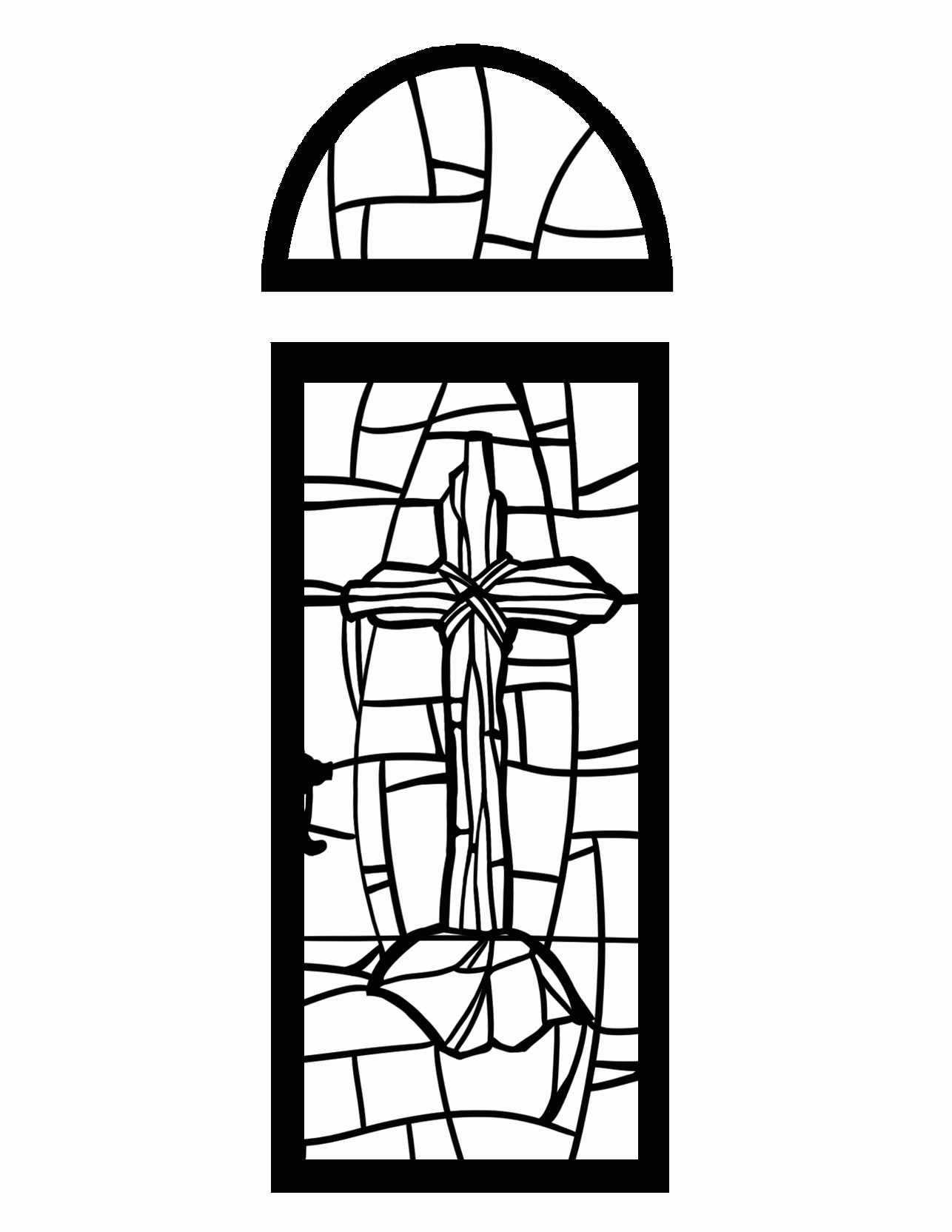 Stained Glass Window Colouring Sheets - Coloring Pages for Kids ...