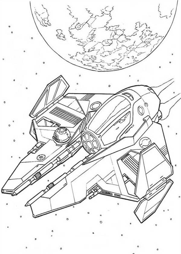 Spaceship coloring pages to download and print for free