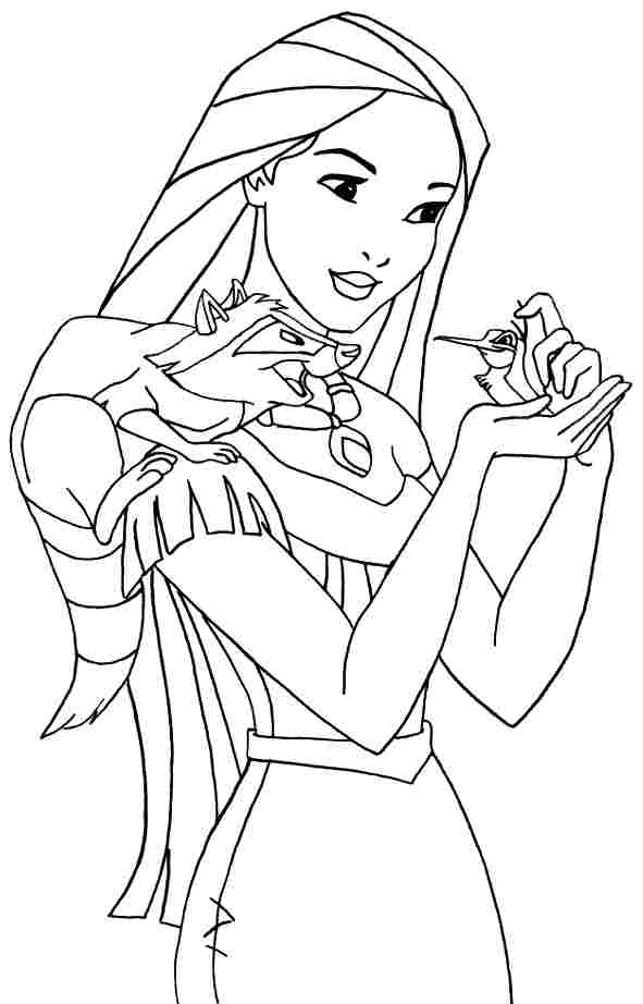 14 printable pocahontas coloring pages - Print Color Craft ...