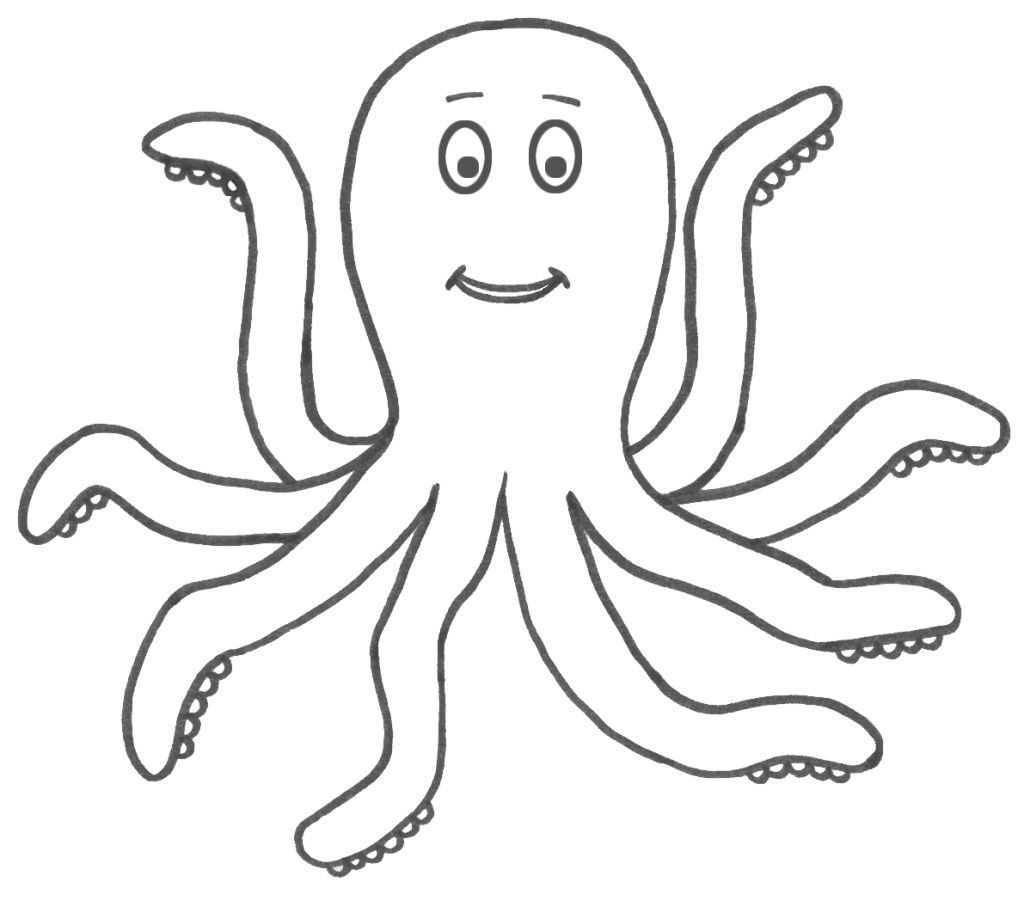Octopus Coloring Pages Â» Coloring Pages Kids