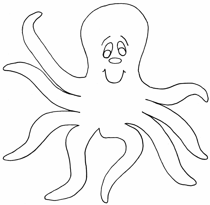 Octopus coloring page - Animals Town - animals color sheet ...