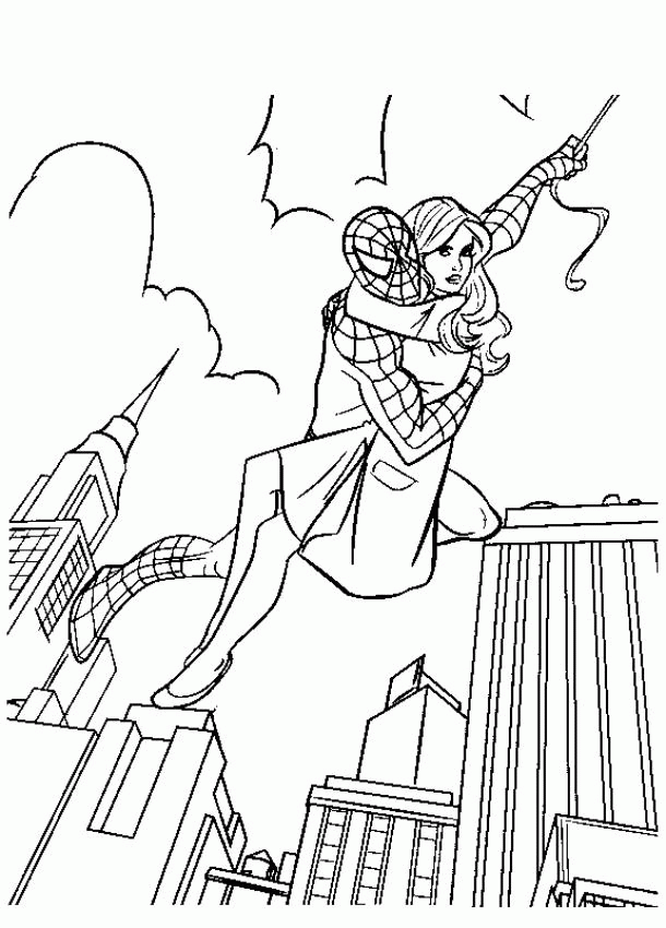 spiderman coloring pages for kids | Coloring Pages For Kids
