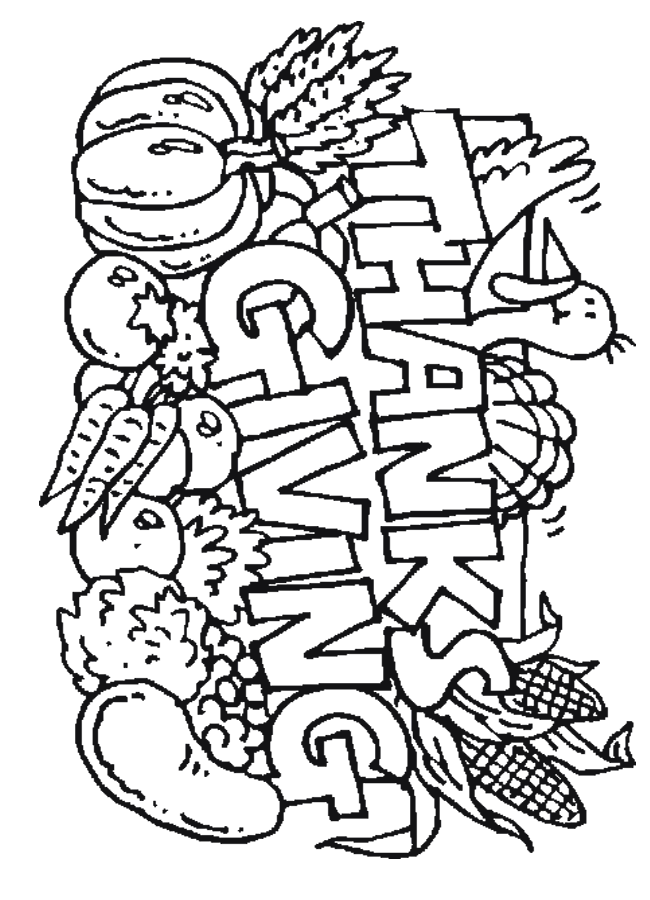 Free Printable Thanksgiving Coloring Pages For Toddlers