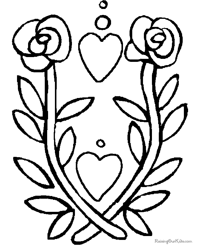 Free Valentine Flower Printables - 016
