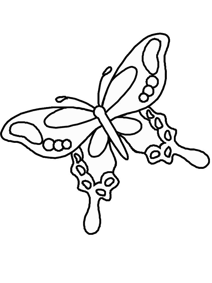 Free Coloring Pages Butterflies