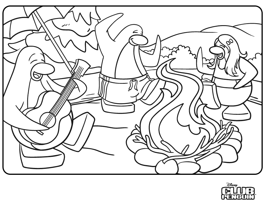 Club Penguin Coloring Pages - Free Printable Coloring Pages | Free