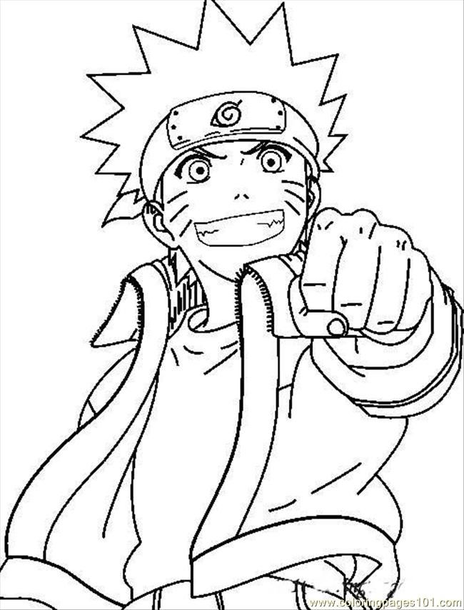 Coloring Pages Naruto C1 (Cartoons > Naruto) - free printable