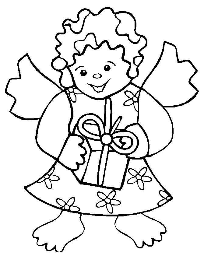 coloring pages of angels