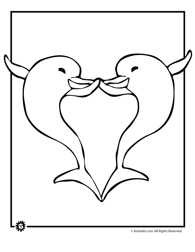 dolphin coloring pages dolphins love classroom jr