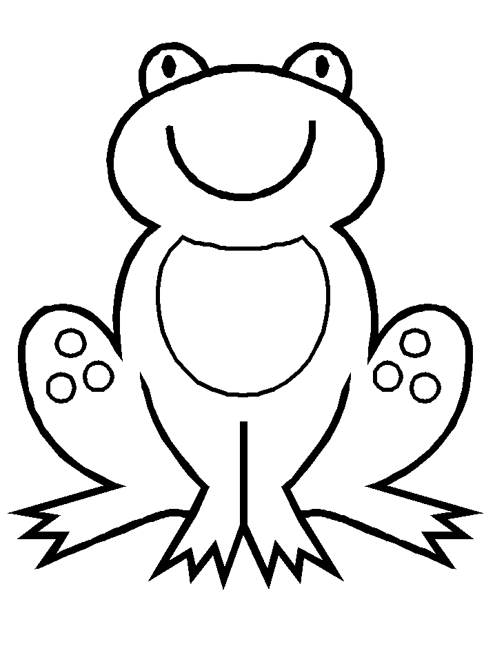 Cartoon Frog Coloring Page | HelloColoring.com | Coloring Pages