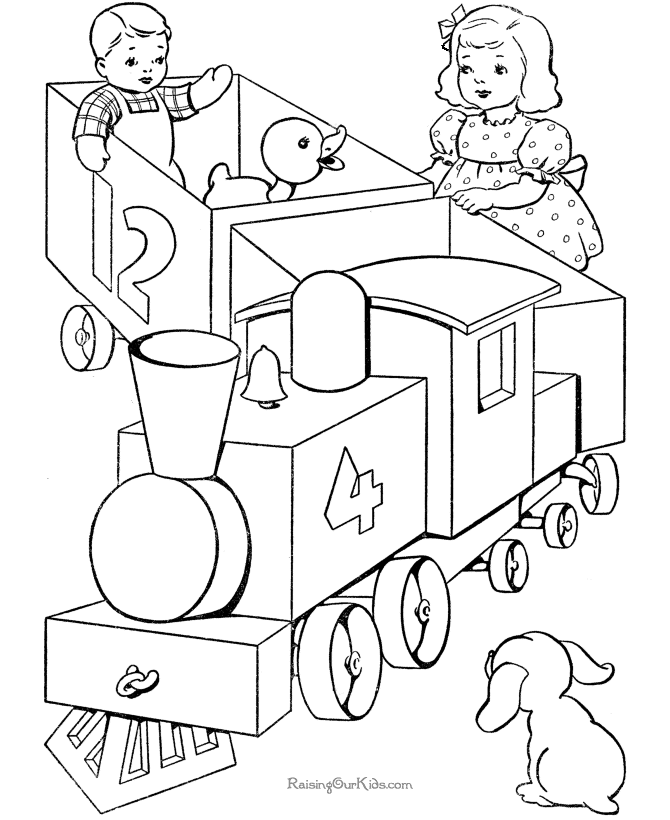 thelittleenginethatcould Colouring Pages