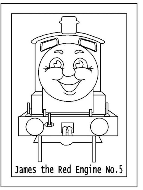 Thomas the Tank Engine Coloring Pages (8) | Coloring Kids