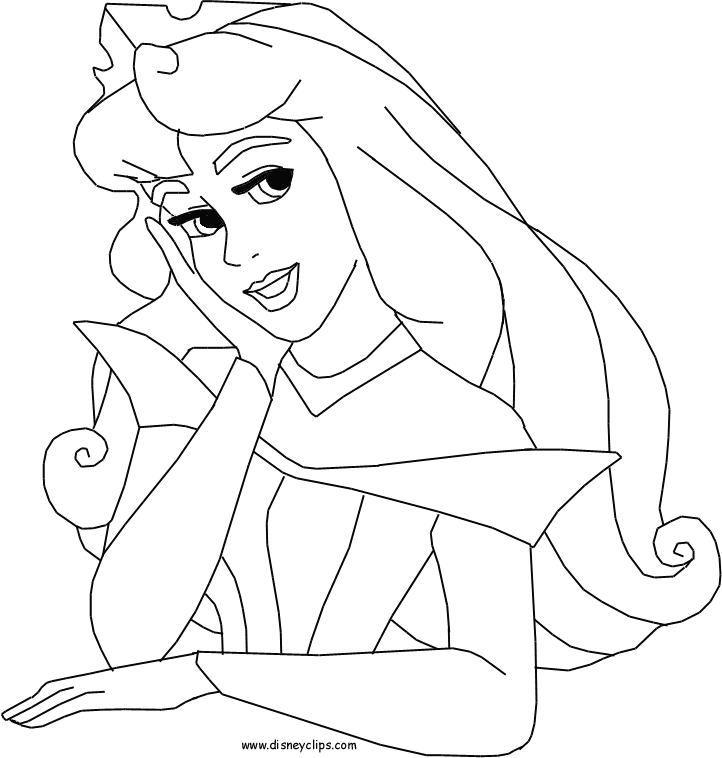 Coloring Pages Of Disney Princesses - Free Printable Coloring