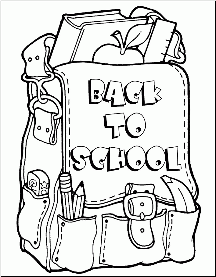Back To School Coloring Page | HelloColoring.com | Coloring Pages