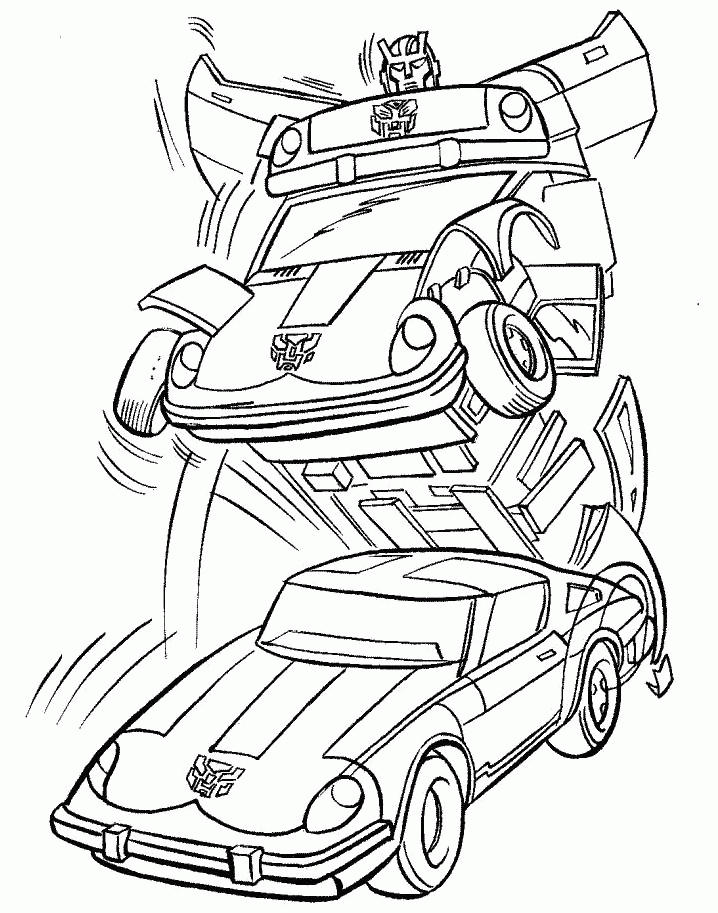 transformer robot Colouring Pages