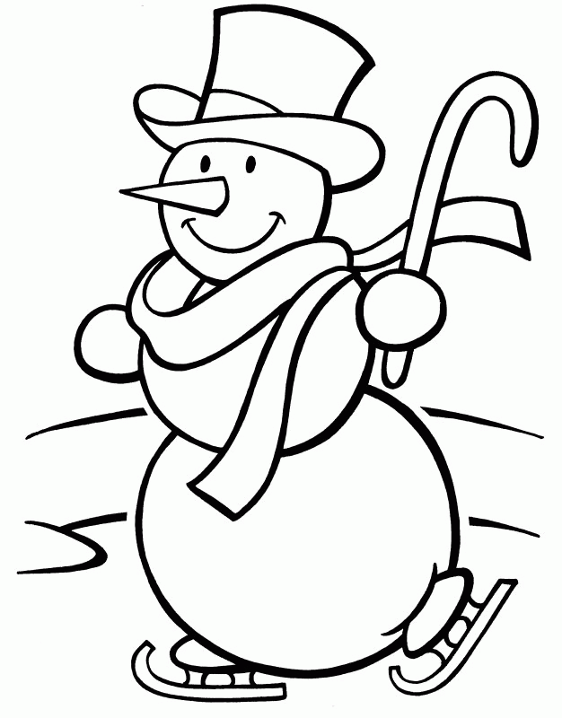 Frosty Coloring Pages