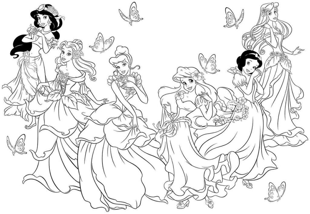 disney princess coloring pages : Printable Coloring Sheet ~ Anbu