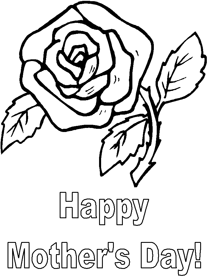 printable mothers day cards for kids to color | Coloring Picture