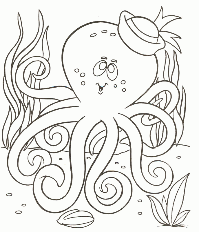 Ocean Coloring Pages For Kids Printable | COLORING WS