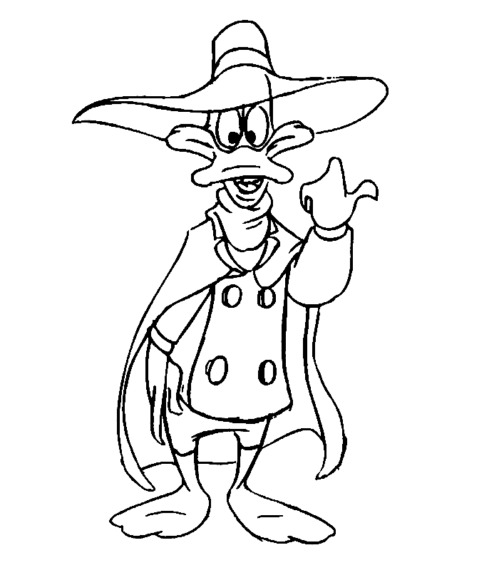 Darkwing Duck Coloring Pages - Free Printable Coloring Pages