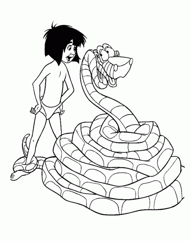 Jungle Book Coloring Pages : My Jungle Book Coloring Pages Kids