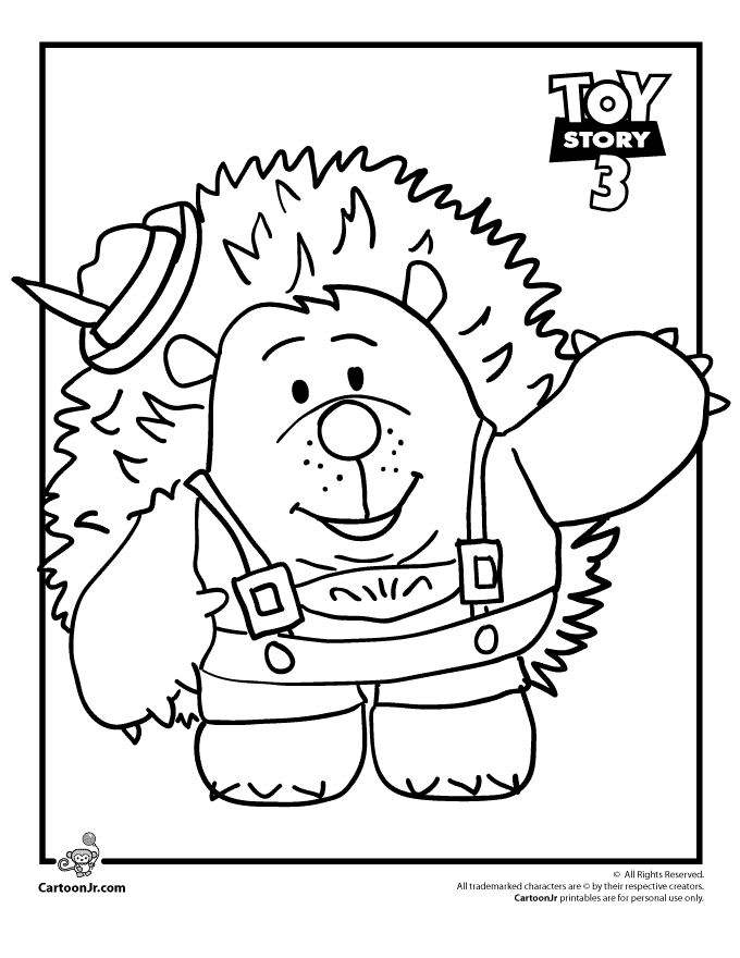 Toy Story 3 Lotso Coloring Pages - Free Printable Coloring Pages
