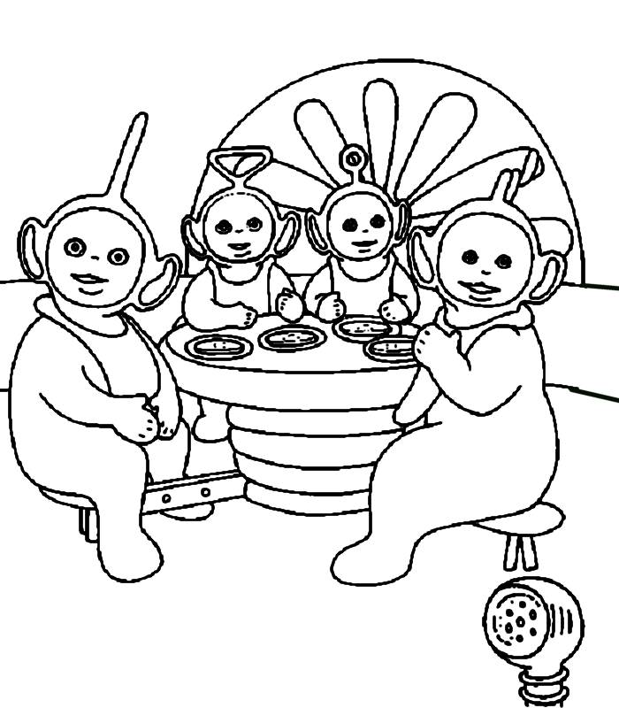 Coloring pages teletubbies - picture 6