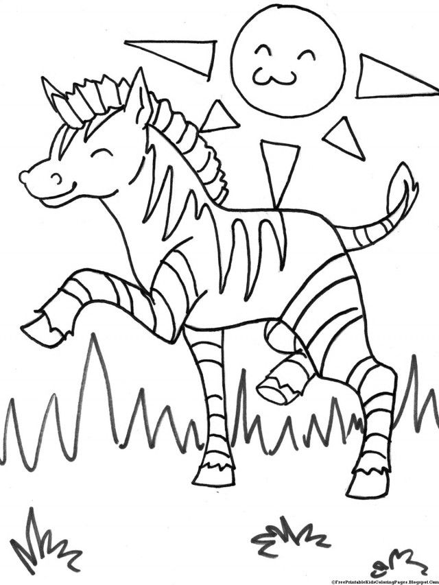 Tiger Of Africa Coloring Pages Printable For Kids 269351 Africa