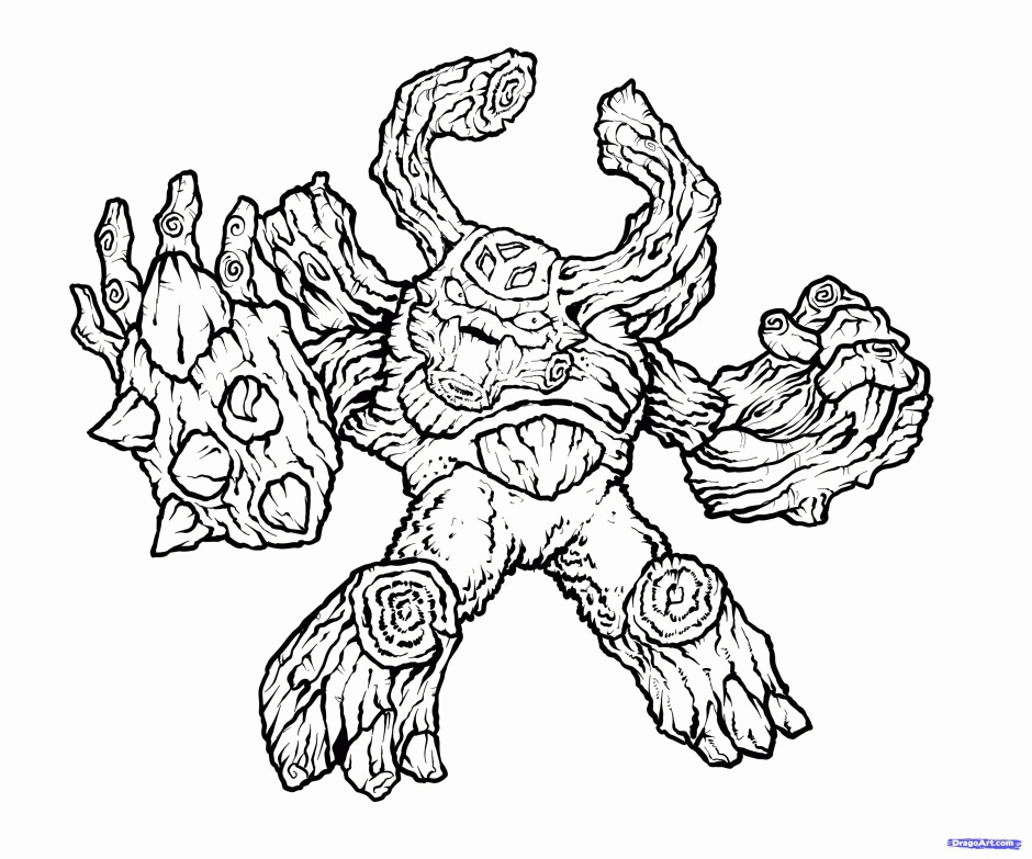 Skylanders Giants Printable Coloring Pages Free Coloring Pages