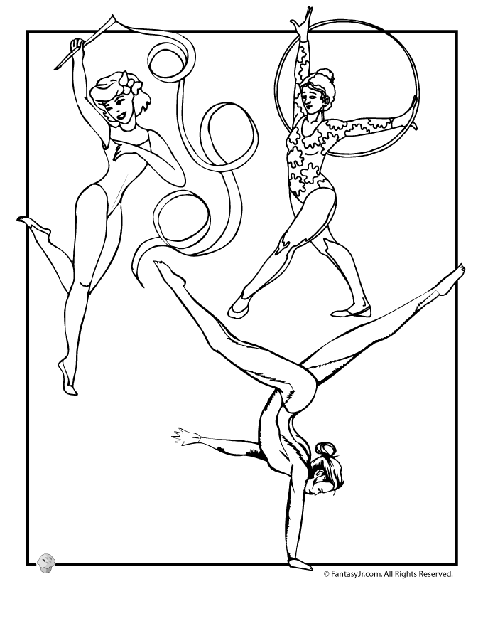 Olympics Coloring Page