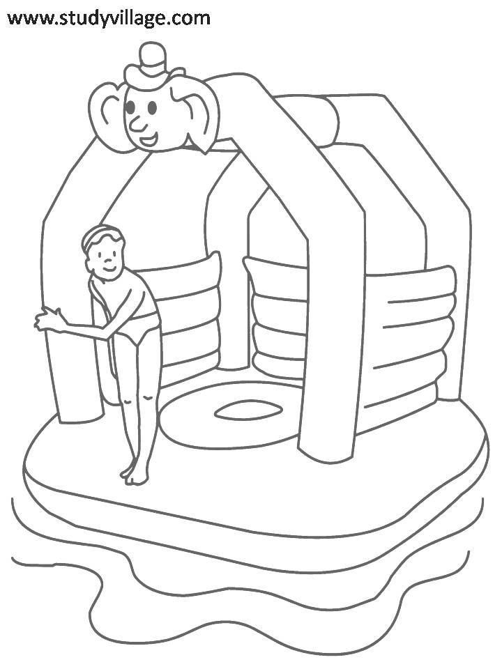 Summer Holidays coloring page for kids 10: Summer Holidays