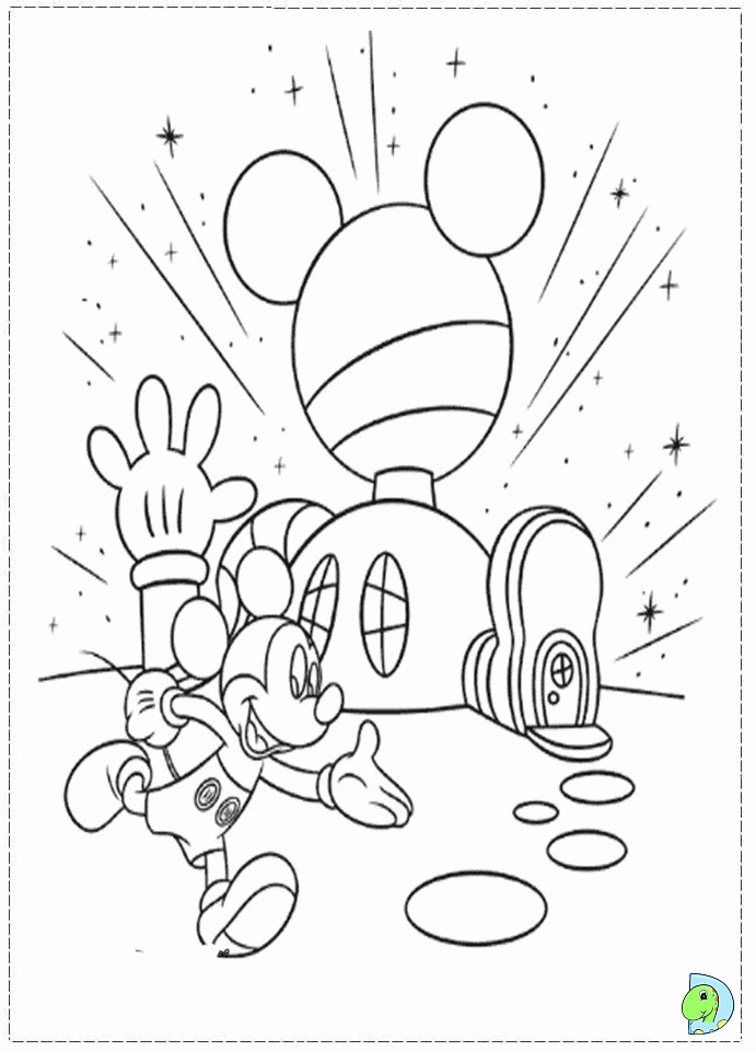 Mickey Mouse Clubhouse Coloring page