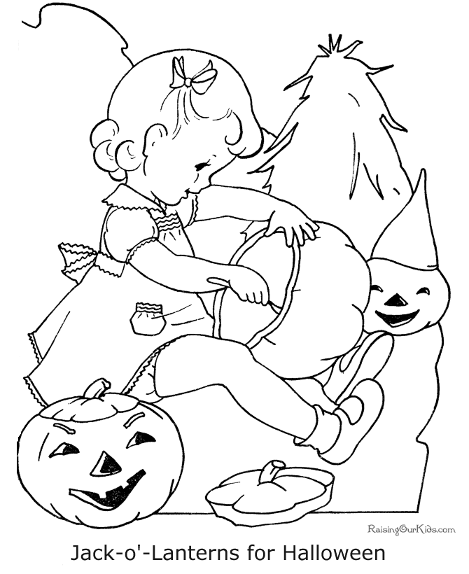 Halloween coloring pages for kids - 020