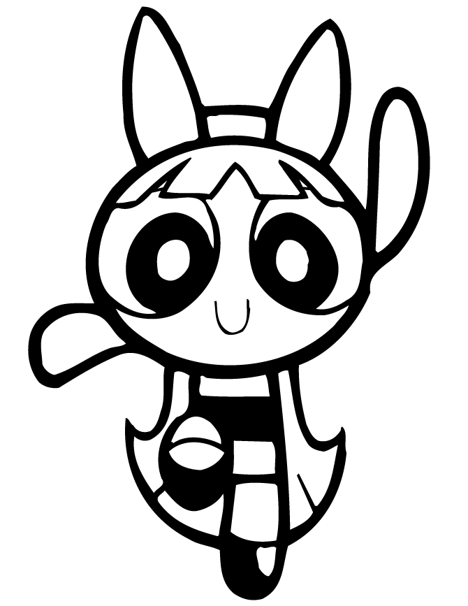 Powerpuff Girls Townsville Mayor Coloring Page | Free Printable