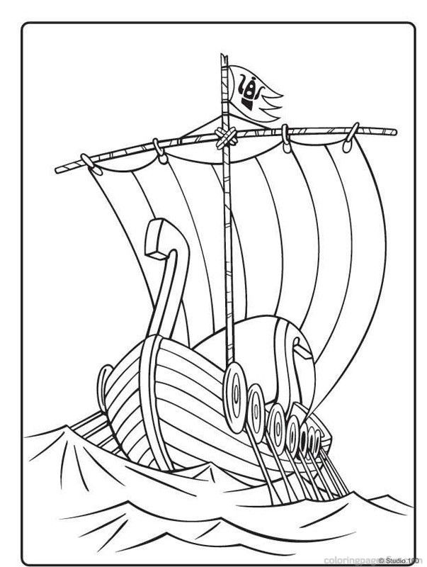 Wicky the Viking | Free Printable Coloring Pages