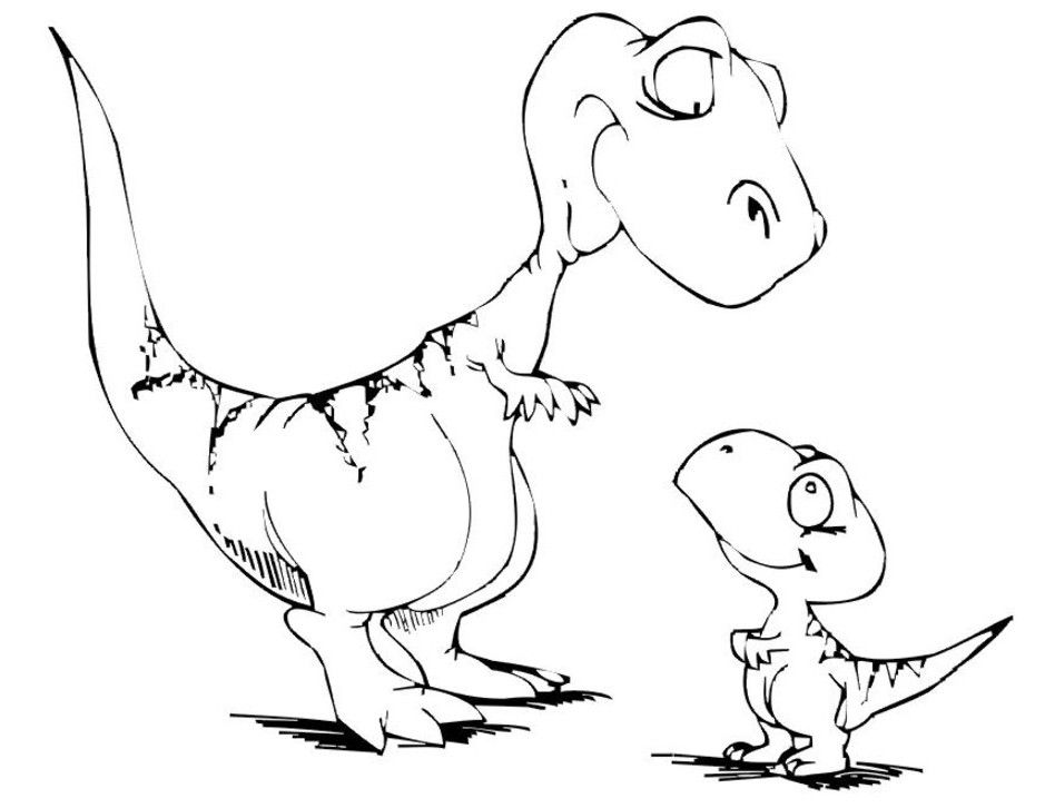 Dinosaurs Coloring Pages Free - Free Download | Coloring Pages