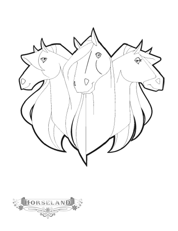 Horseland | Free Printable Coloring Pages – Coloringpagesfun.