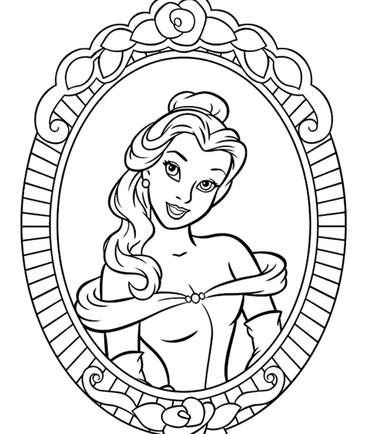 Beautiful Disney Princess Coloring Pages : Printable Coloring Pages
