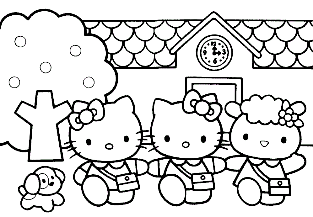 Hello Kitty Eastercoloring Pages | quotes.