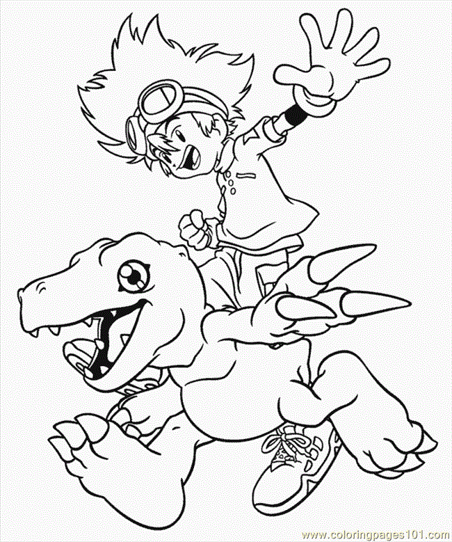 Coloring Pages Digimon Coloring Pages 32 (Cartoons > Digimon