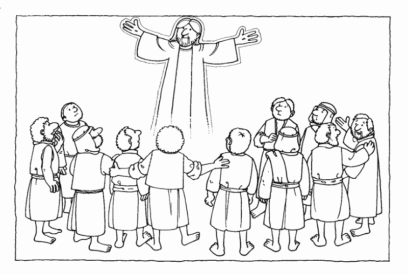 Coloring Pages For Jesus Is Alive