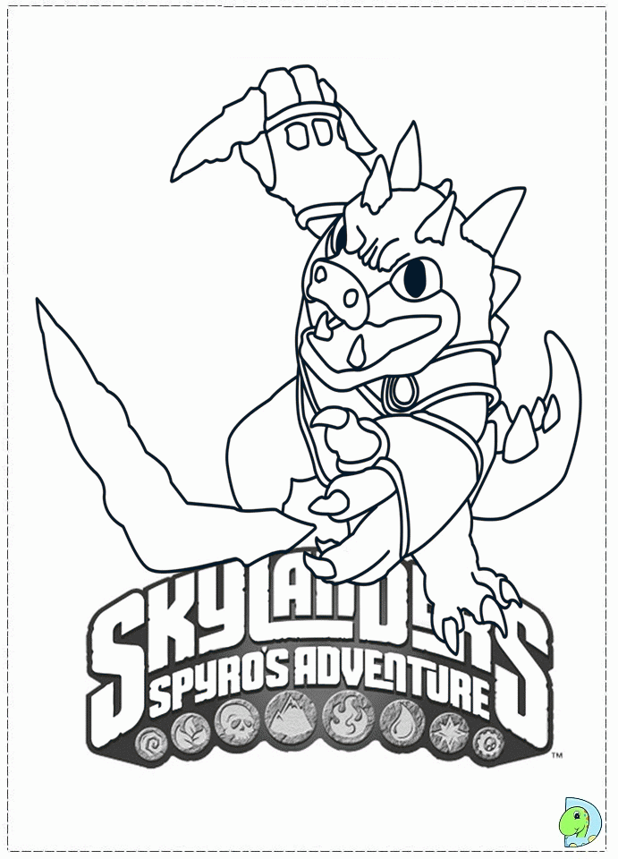 Skylanders Coloring page