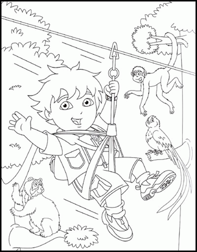 Coloring Sheets Diego Printables